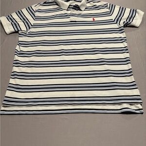 Polo Ralph Lauren Men's XXL Striped Polo Shirt Blue White Black Red Pony Logo